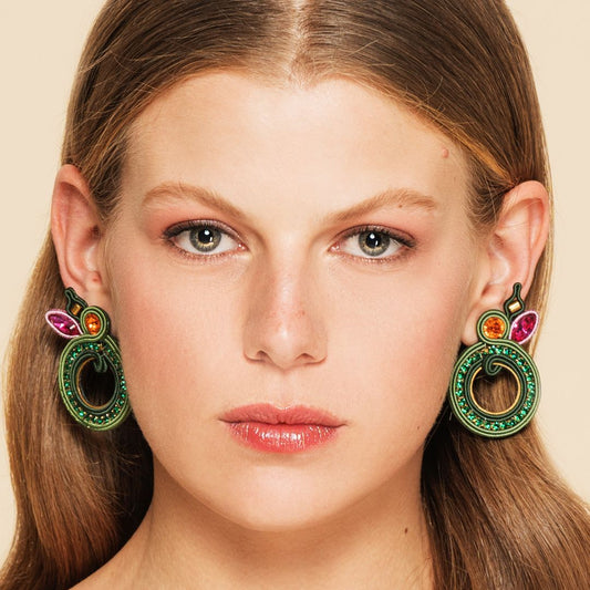 Earrings 'Secret Garden' medium