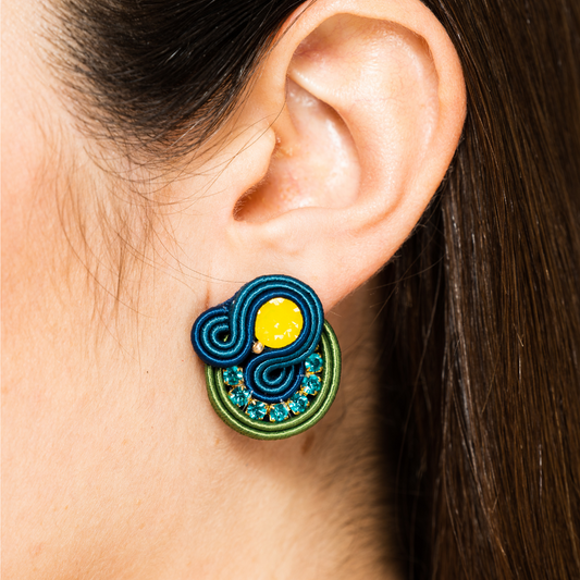 Earrings 'Amazzonia' small