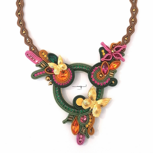 Necklace 'Mystery Route' - Secret Garden Collection